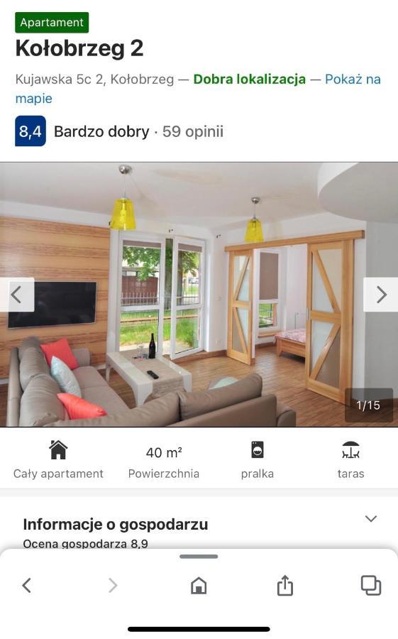Malva Sun Dog Friendly Apartment With Garden Колобжег Екстер'єр фото